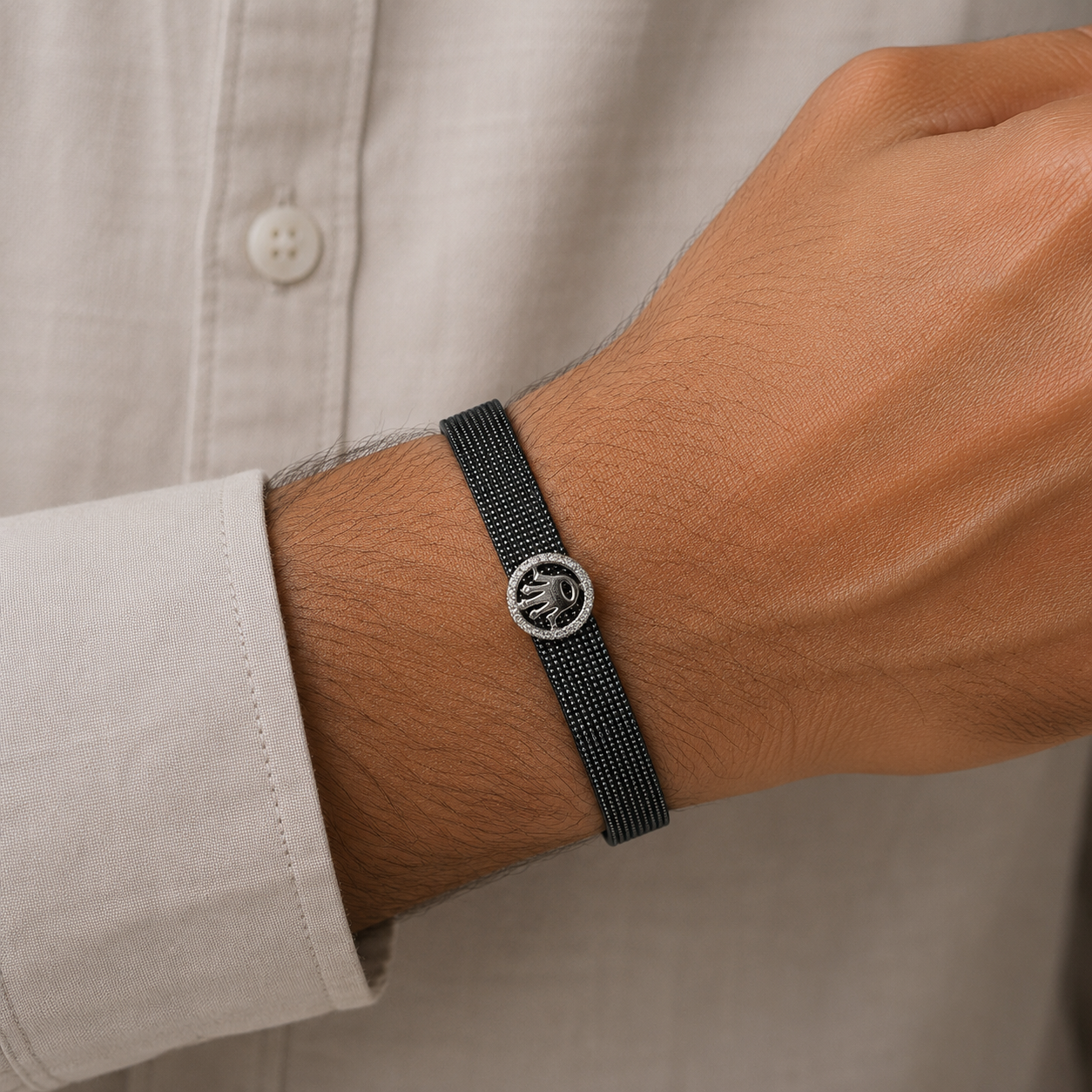 Protective Hamsa Rakhi Band