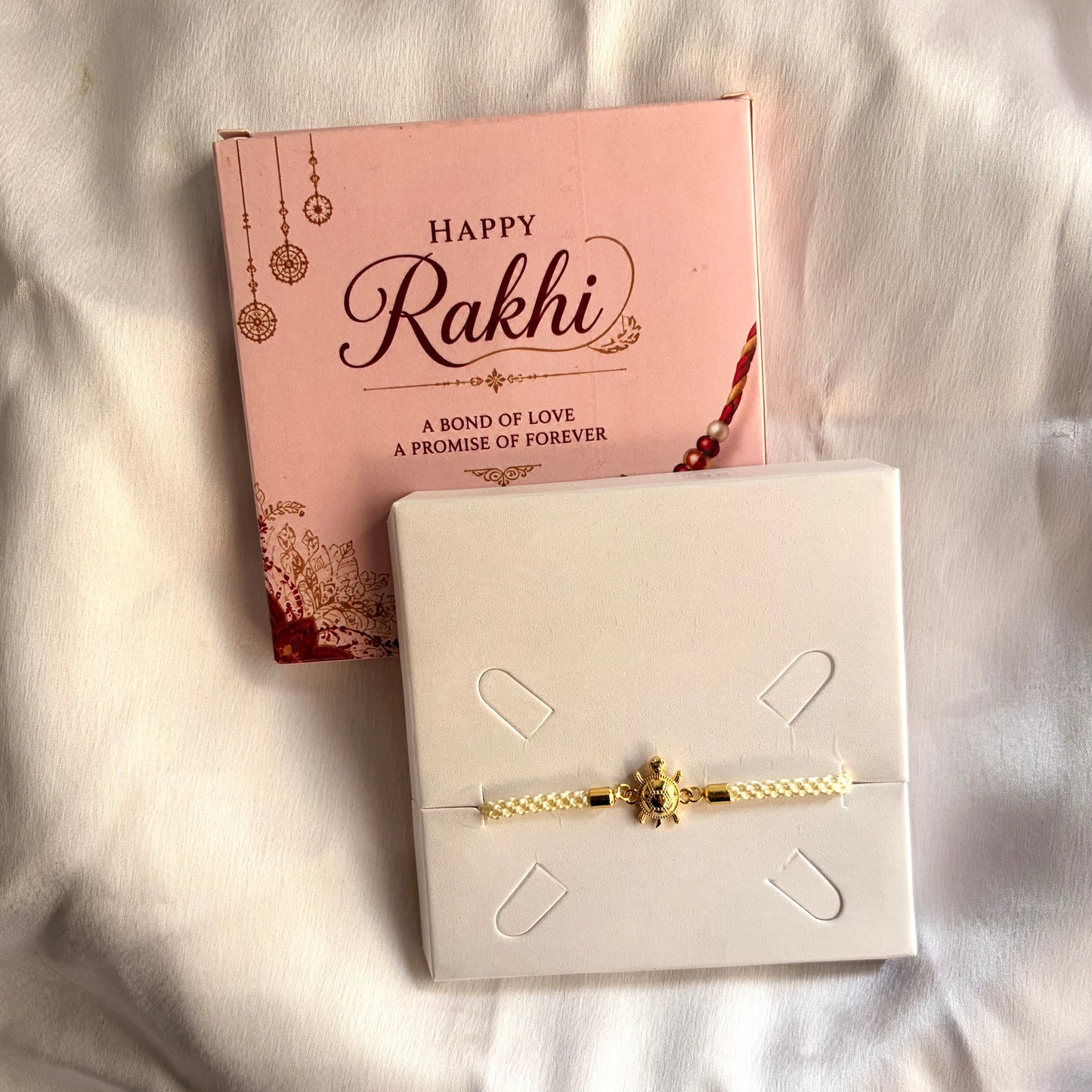 Tortoise Adjustable Push Pull Rakhi