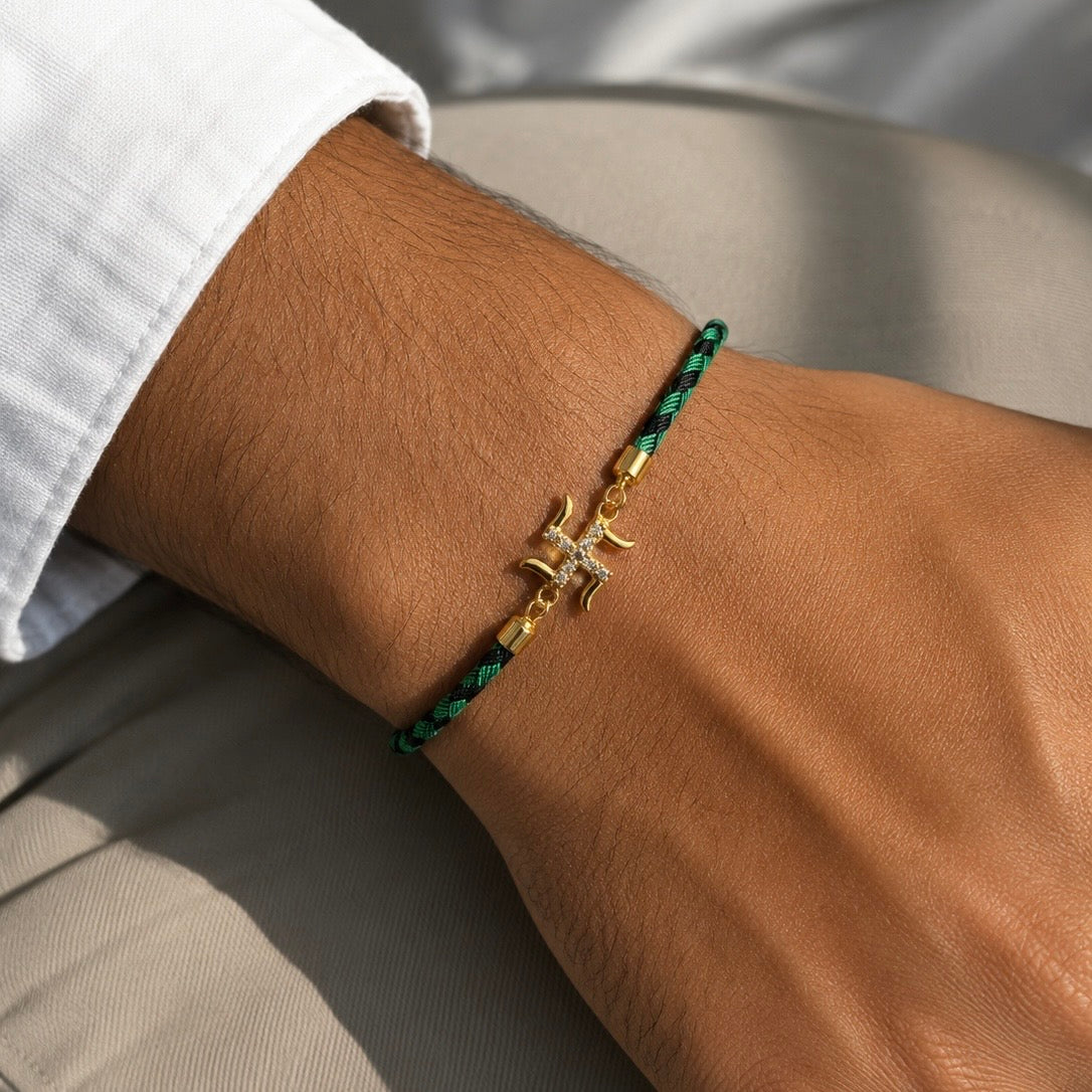 Classic Swastik Adjustable Push Pull Rakhi